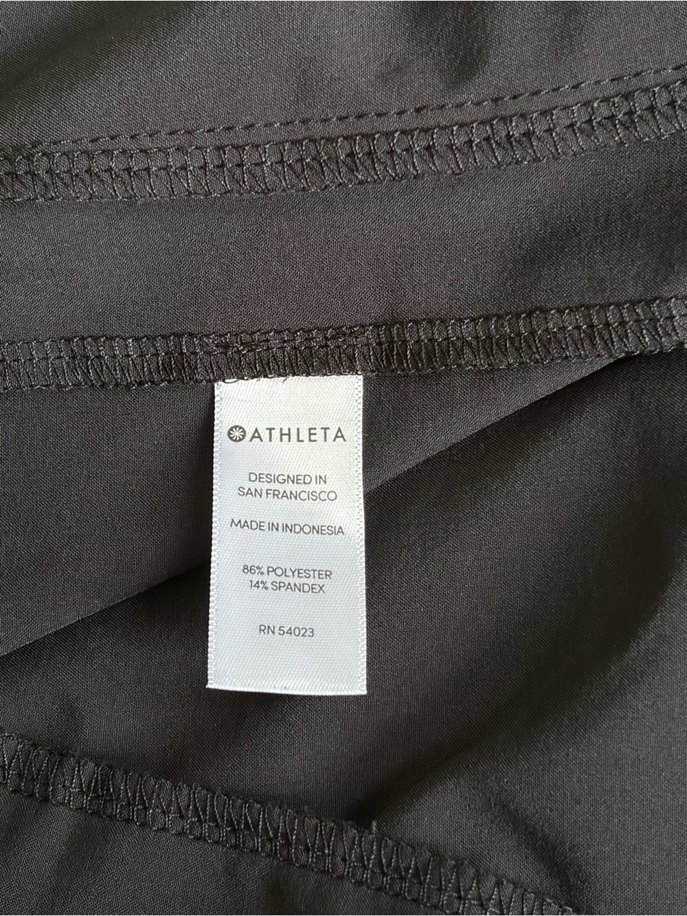 Athleta Run Shorts Black Size 6 Activewear Drawstring Waist- RN 54023 - Picture 4 of 7